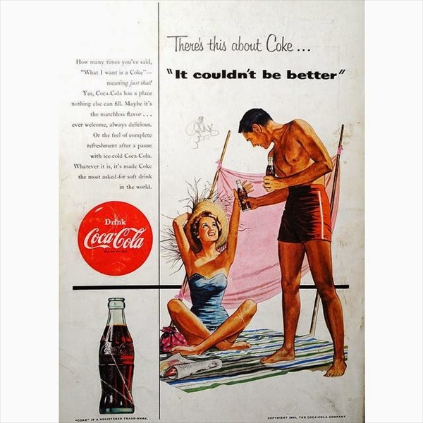 1950年から1960年台にかけて制作されたレトロなコカ・コーラの広告【画像45枚】
